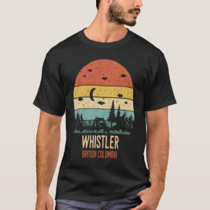 Camiseta Assobiador das Montanhas Colúmbia Britânicas Camin