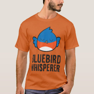 Camiseta Assobiador de pássaro azul Passarinhando Observaçã