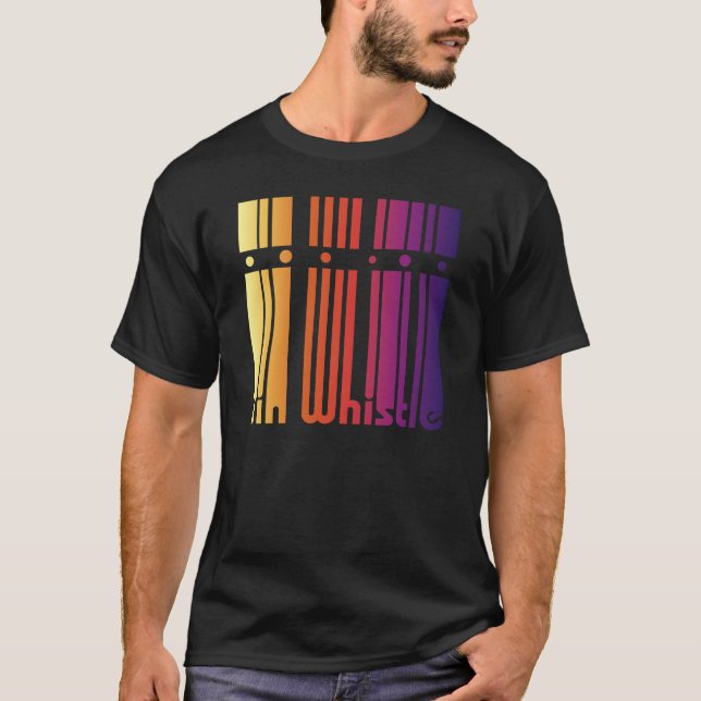 Camiseta Assobio de lata irlandês - multicolorido (Frente)