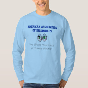 Camiseta Associação americana dos Insomniacs
