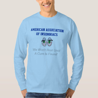Camiseta Associação americana dos Insomniacs