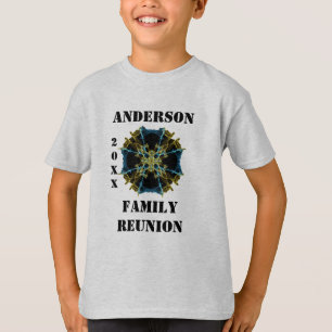 Camiseta Associação Azul Dourada de Kaleidoscope Exclusiv