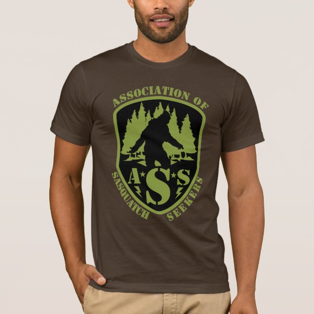 Camiseta Associação de investigadores de Sasquatch (Frente)