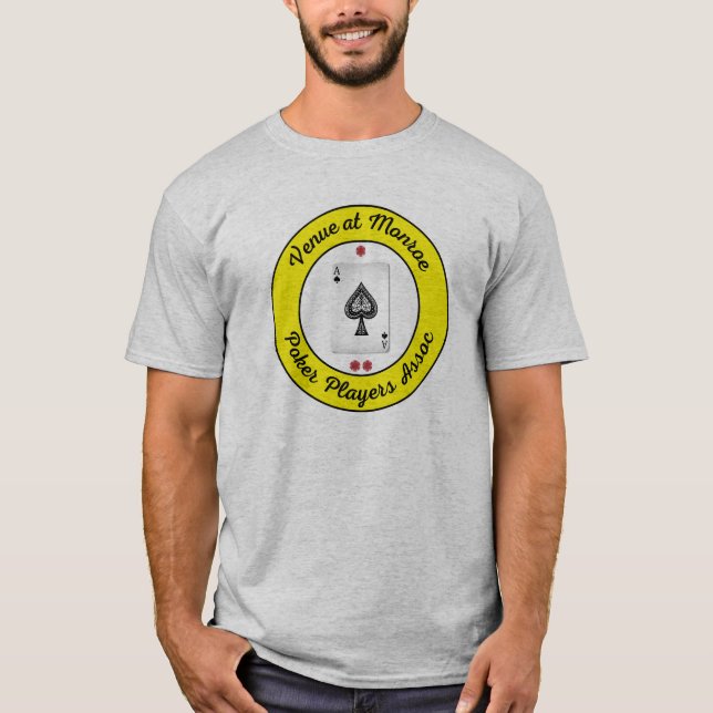 Camiseta Associação de Poker de Locais (Frente)