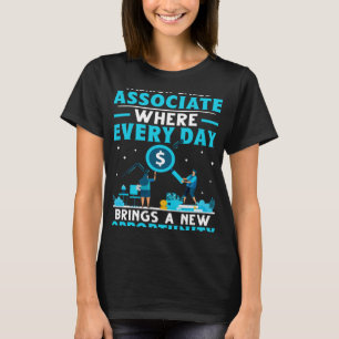 Camiseta Associado de vendas à moda todos os dias traz nova