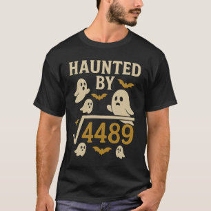 Camiseta Assolado por matemática do Dia de as Bruxas engraç