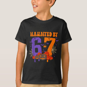 Camiseta Assombrado Por 67 – Meme Divertido Six Seven 6 7 H