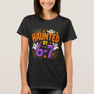 Camiseta Assombrado por 67 Meme Engraçado Seis Sete Soky Fa