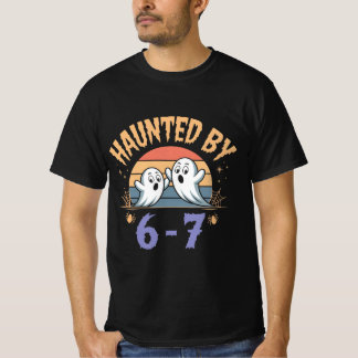 Camiseta Assombrado por 6-7 Design de Halloween Retro Ghost