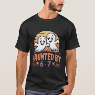 Camiseta Assombrado por 6-7 Design de Halloween Retro Ghost