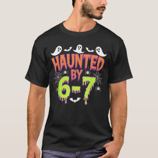 Camiseta Assombrado por 6 7 garota