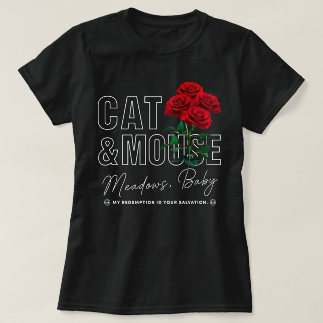 Camiseta Assombrando Adeline Cat & Mouse Fantasy Reader (Frente do Design)