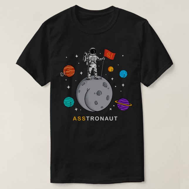 Camiseta Asstronauta (Frente do Design)