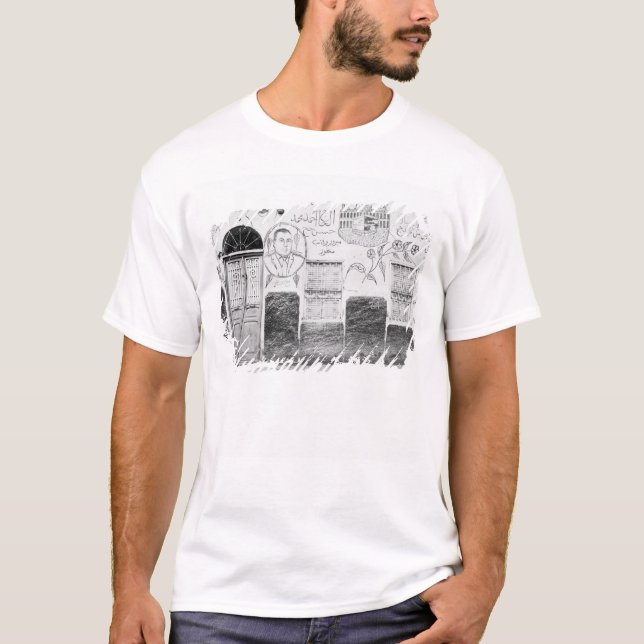 Camiseta Assuã Egito, Casa Decorada (Frente)
