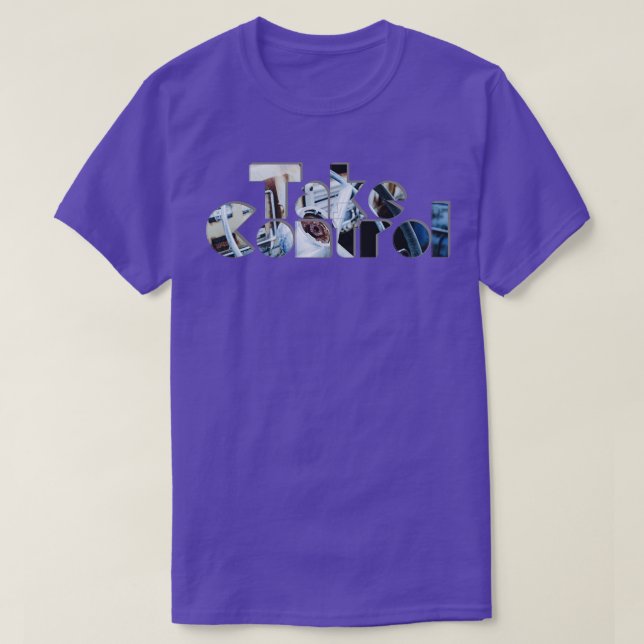 Camiseta Assuma controle (Frente do Design)