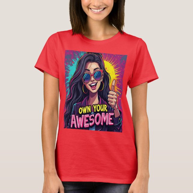 Camiseta Assuma Seu Poder | Inspiração Negrita e Personaliz (Frente)