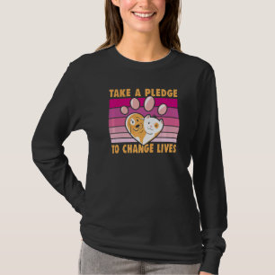 Camiseta Assumir O Compromisso De Mudar Vidas, O Animal De 