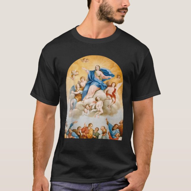 Camiseta Assunção de Mary Nossa Senhora da Assunção T Sh (Frente)