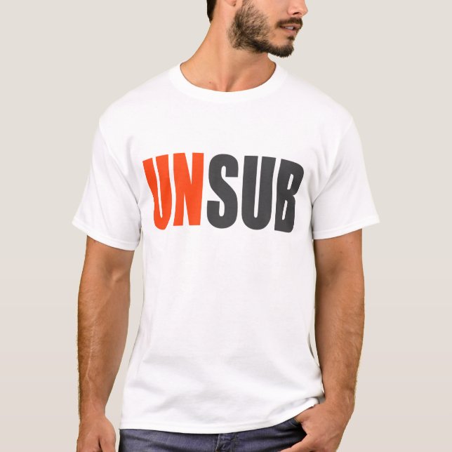 Camiseta Assunto do desconhecido de Unsub (Frente)
