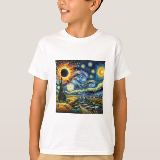 Camiseta Assunto: Tee Eclipse do Pequeno Astrônomo
