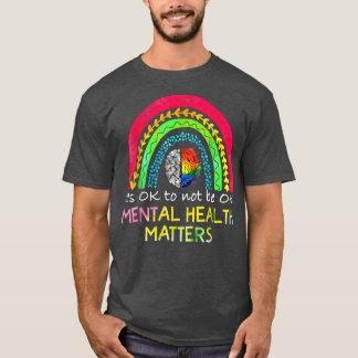 Camiseta Assuntos De Saúde Mental Acabam Com A Saúde Mental