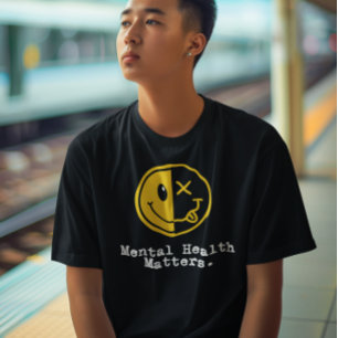 Camiseta Assuntos de Saúde Mental, Consciência da Saúde Met