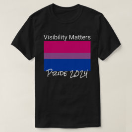 Camiseta Assuntos de Visibilidade, Bandeira do Orgulho Biss