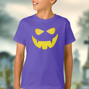 Camiseta Assustada Com Cara De Pumpkin No Dia das