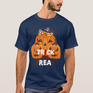 Camiseta Assustador assustador durante o Dia das Bruxas sor
