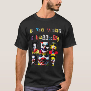 Camiseta Assustador Corre Sorriso Quitação de Horror Desord