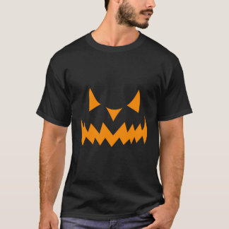 Camiseta Assustador do Halloween Jack O Lanterna Esculpido