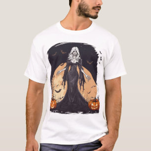 Camiseta Assustador Escuro da Noite de Halloween