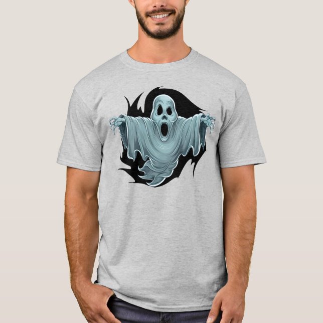 Camiseta Assustador Fantasma (Frente)