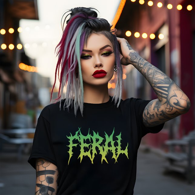 Camiseta Assustador Feral (Criador carregado)