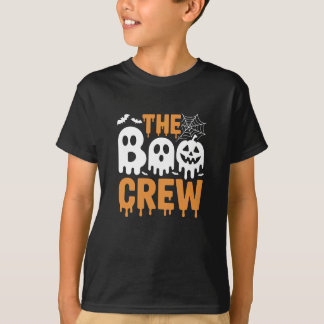 Camiseta Assustador Gotejamento A Tripulação Boo Fantasmas