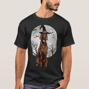 Camiseta Assustador Irlandês Cachorro Bruxo Halloween