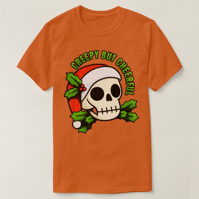 Camiseta Assustador, Mas Cheio (Frente do Design)