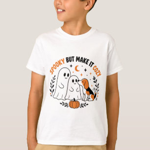 Camiseta Assustador, Mas Deixe Aconchegante