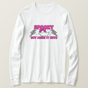 Camiseta Assustador, Mas Tornado Fofo para Mulheres