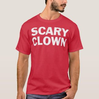 Camiseta Assustador Palhaço Preguiçoso de Halloween Engraça