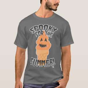 Camiseta Assustador Para o Verão Cartoon Divertido de Summe