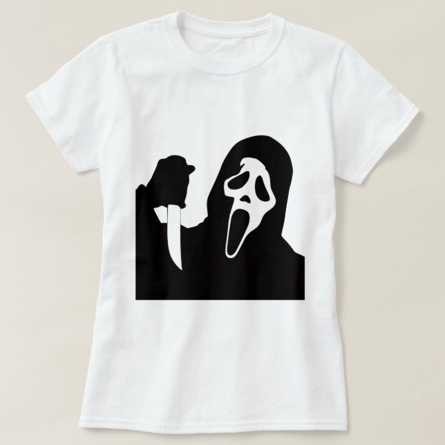 camiseta assustadora (Frente do Design)
