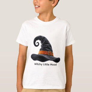 Camiseta Assustadora de Halloween com Chapéu de Br