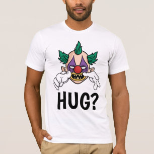Camiseta assustadora Hug, camiseta masculina diver
