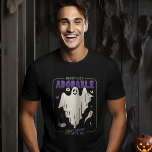 Camiseta Assustadoramente Adorável Dia de as Bruxas engraça