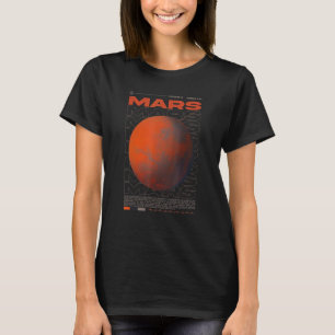 Camiseta Ast Espacial Exterior do Sistema Solar Planeta Mar