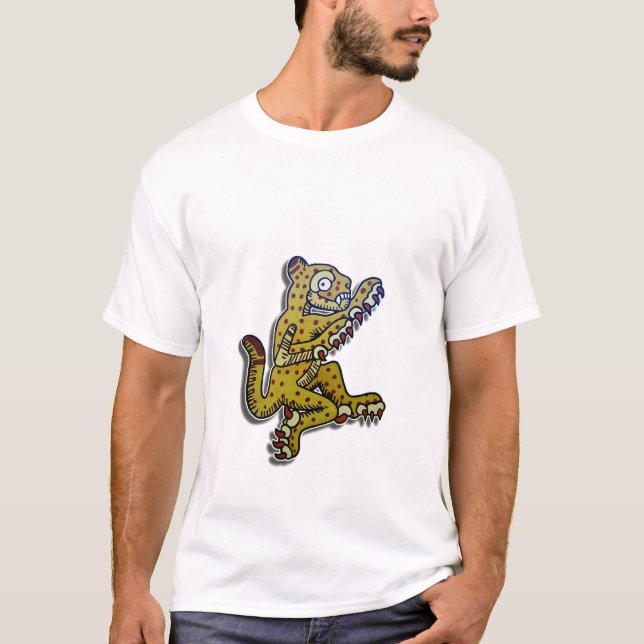 Camiseta asteca jaguar1 (Frente)
