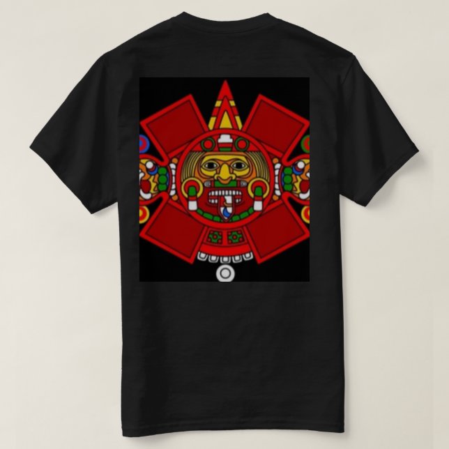 Camiseta Asteca vermelho (Verso do Design)