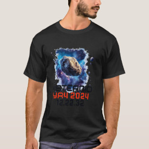 Camiseta Asteróide 2024 YR4 Asteróide Dezembro 2032 Espaço