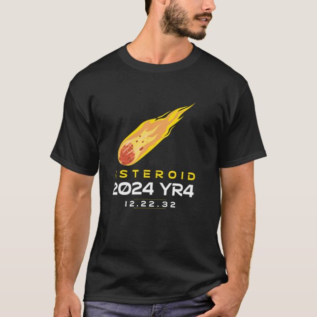 Camiseta Asteróide 2024 YR4 Dezembro 2032 (Frente)